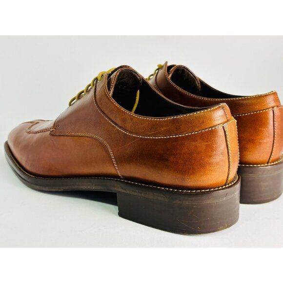 VTG Cole Haan Country Men\'s Apron-Toe Lug-Sole Oxford Shoe 07305 Leather 13 M main image 4